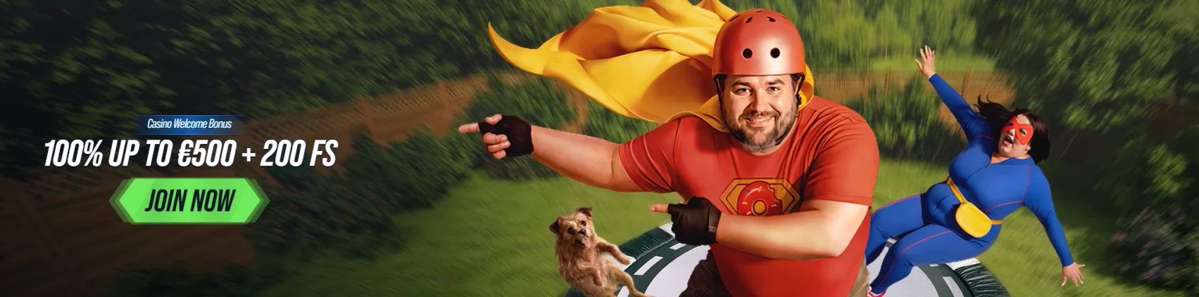 casino welcome bonus up to 500 euro plus 200 free spins